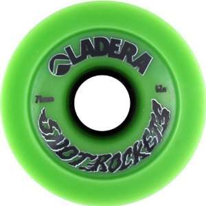  Ladera Snot Rockets 70mm 82a Green Skate Wheels: Sports 