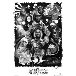  Music   Rap / Hip Hop Posters Tupac   Collage Poster 