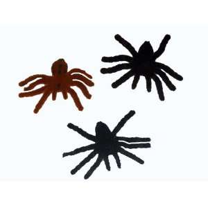   Furry Spider   3 Pack   Realistic Color Assortment: Toys & Games