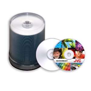  JVC Taiyo Yuden Silver Inkjet Printable 52X CD R Media 100 