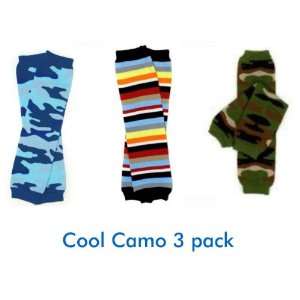 Leg Warmers 3 Pack   Cool Camo: Baby