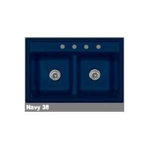   Advantage 3.2 Double Bowl Kitchen Sink with Three Faucet Holes 26 3 38