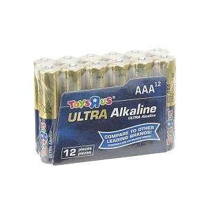    ToysRUs Ultra Alkaline AAA Size Battery 12 Pack: Toys & Games