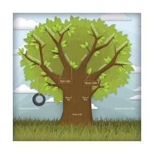  New   Kids Ancestry Paper 12X12   Family Branches by 