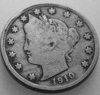 Liberty Nickel (V Nickel) 1910  