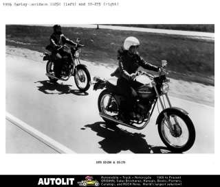 1976 Harley Davidson SS250 & SS175 Factory Photo  