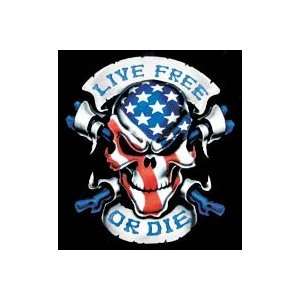  Lethal Threat   Live Free or Die T Shirt X Large 