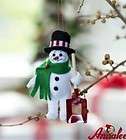 Annalee Doll Snowman w/ red shovel Ornament New NIB 2011