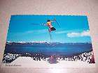 SNOW SKIING at HEAVENLY VALLEY LAKE TAHOE CA. POSTCARD