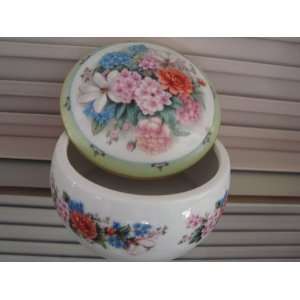 YOUNGER THAN SPRINGTIME FLORAL MUSIC BOX