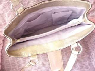 NWT COACH F18751 Soho EW White Leather Zip Compartment Shoulder Bag 