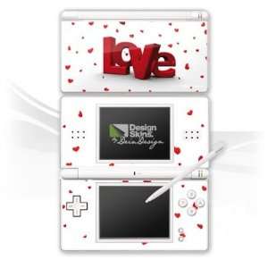  Design Skins for Nintendo DS Lite   3D Love Design Folie 
