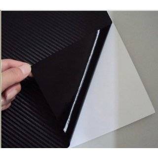 3D Carbon Fiber Vinyl Film Wrap BLACK 12 x 60 Sheet by Sim Carbon