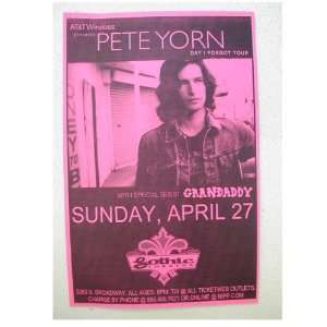  Pete Yorn Handbill Poster Cool shot of Him: Everything 
