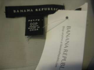 Banana Republic Betsy Animal Print Top 00P XS Shirt Grey Dress Office 