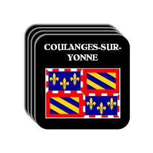  Bourgogne (Burgundy)   COULANGES SUR YONNE Set of 4 Mini 