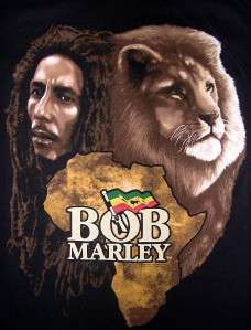   Lion black t shirt 1X 4X Zion Rootswear with reggae flag  