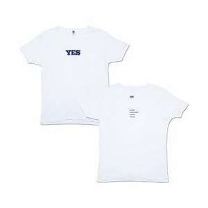  YES Network Womens Basic Babydoll T shirt   White Small 