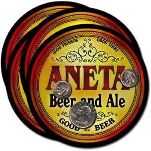 Aneta, ND Beer & Ale Coasters   4pk: Everything Else