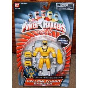  Power Rangers Yellow Turbo Ranger 5.5 Key Double Action 