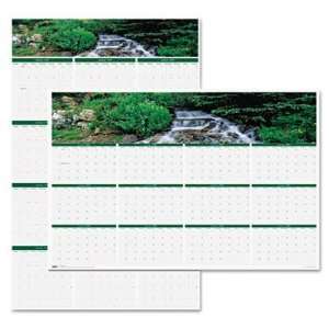   Reverse/Erase Yearly Wall Calendar, 24 x 37, 2012: Office Products
