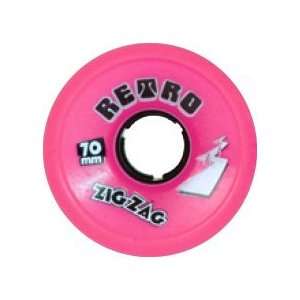  Abec11 Zigzags 70mm 77a Pink Skate Wheels: Sports 
