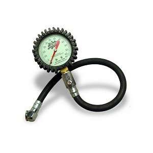   Racing Products Tire Pressure Gauge 0 15 PSI Angled & Ball Chuck