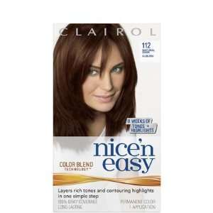  Clairol Nice n Easy Hair Color, Natural Dark Auburn (112 