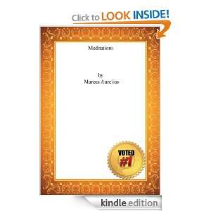 Meditations Marcus Aurelius  Kindle Store