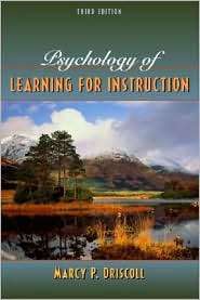 Psychology of Learning for Instruction, (0205375197), Marcy P 