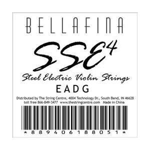  Bellafina SSE Electric Violin String Set, 5 string (EADGC 