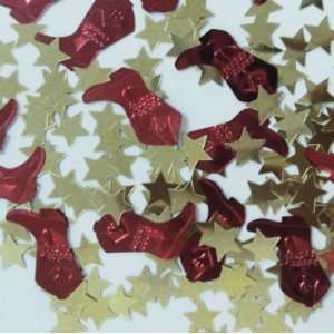  Western Themed Party Confetti   Red Boots: Toys & Games