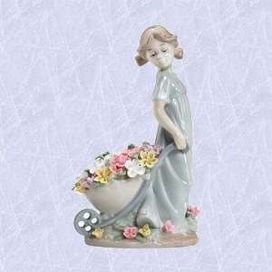  Floriane the flower maiden statue porcelain sculpture 