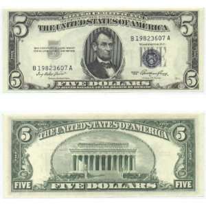  1953 Five Dollar Silver Certificate: Everything Else