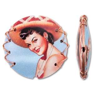  Retro Copper Coin Bead   Annette: Arts, Crafts & Sewing