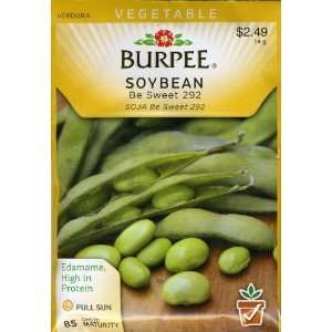  Burpee 51201 Soybean Be Sweet 292 Seed Packet Patio, Lawn 