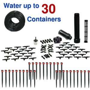  Deluxe Drip Irrigation Kit for Container Gardening: Patio 