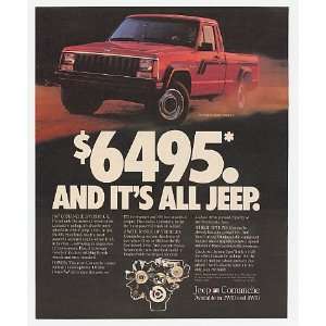 1987 Jeep Comanche SporTruck Truck Print Ad (4152): Home 