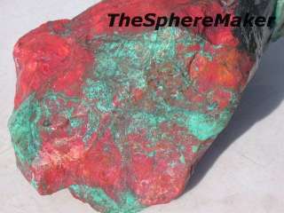 Siaz CHRYSOCOLLA CUPRITE SONORA SUNSET SUNRISE LAPIDARY CABS SPHERE 7 