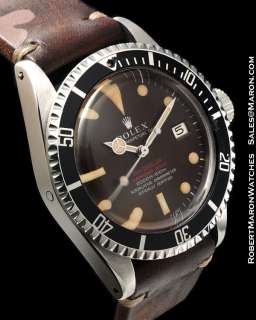 ROLEX SEA DWELLER 1665 DOUBLE RED PATENT PENDING  