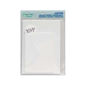    Paper Accents Card & Envelopes RSVP 3.5x5 White 10pc