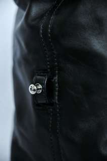 YVES SAINT LAURENT Black Easy ZIPPER Medium Leather Shoulder Bag 