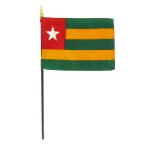  Togo 4 x 6 Stick Flag: Patio, Lawn & Garden