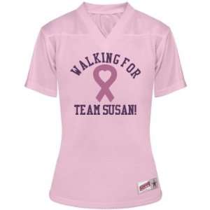 Breast Cancer Walk Jersey Custom Junior Fit Soffe Mesh 