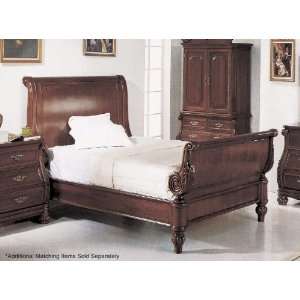  YT Furniture Sierra Bed (Black, Espresso): Home & Kitchen