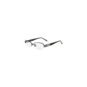 New Coach Luella 1004 15 Dark Gunmetal Semi Rimless Eyeglasses 51mm