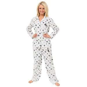  Chicago White Sox Womens Broadway Flannel PJ Set by 