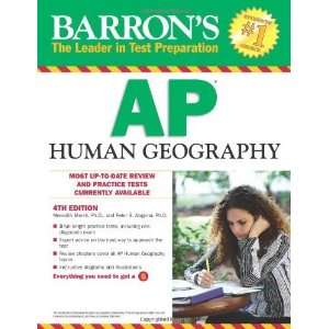  Barrons AP Human Geography, 4th Edition [Paperback 