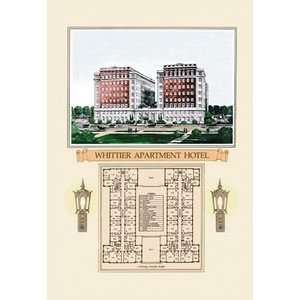  Whittier Apartment Hotel   Paper Poster (18.75 x 28.5 