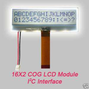 COG Character LCD Module Display 1602 I2C Interface  